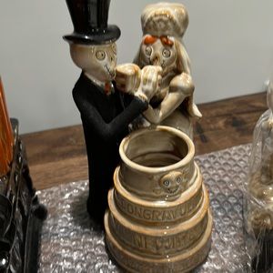 Tony, bunch, bride and groom